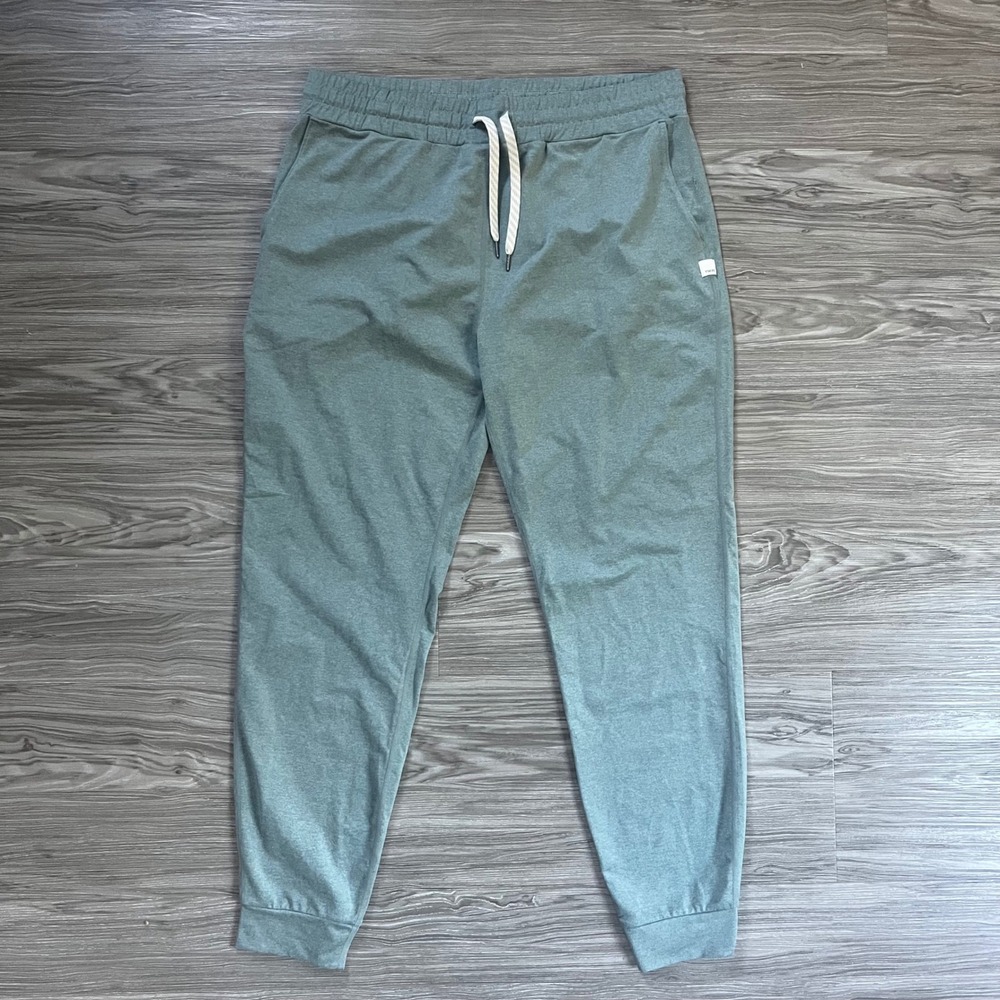 Vuori Ponto Performance Jogger Mens L Sage Green Heather VW303-L DreamKnit Pants